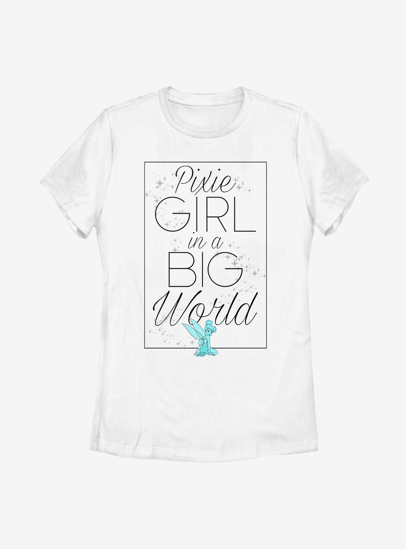 Disney Peter Pan Tinker Bell Big World Pixie Womens T-Shirt, , hi-res