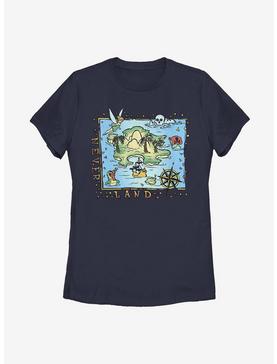 Disney Peter Pan Tinker Bell Never Land Coast Womens T-Shirt, NAVY, hi-res