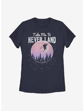 Disney Peter Pan Tinker Bell Never Land Promise Womens T-Shirt, NAVY, hi-res
