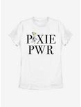 Disney Peter Pan Tinker Bell Pixie Power Sparkle Womens T-Shirt, WHITE, hi-res