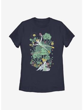Disney Peter Pan Tinker Bell Summer Time Womens T-Shirt, NAVY, hi-res
