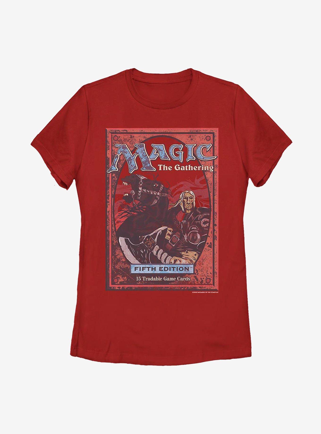 Magic: The Gathering Fifth Edition Womens T-Shirt, RED, hi-res