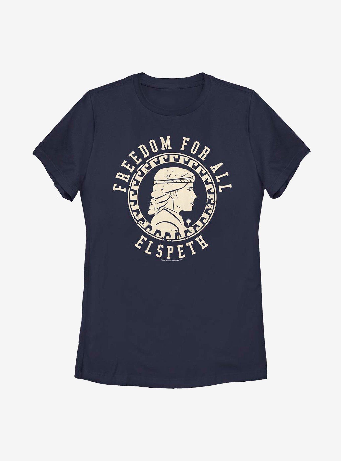 Magic: The Gathering Freedom For All Womens T-Shirt, NAVY, hi-res