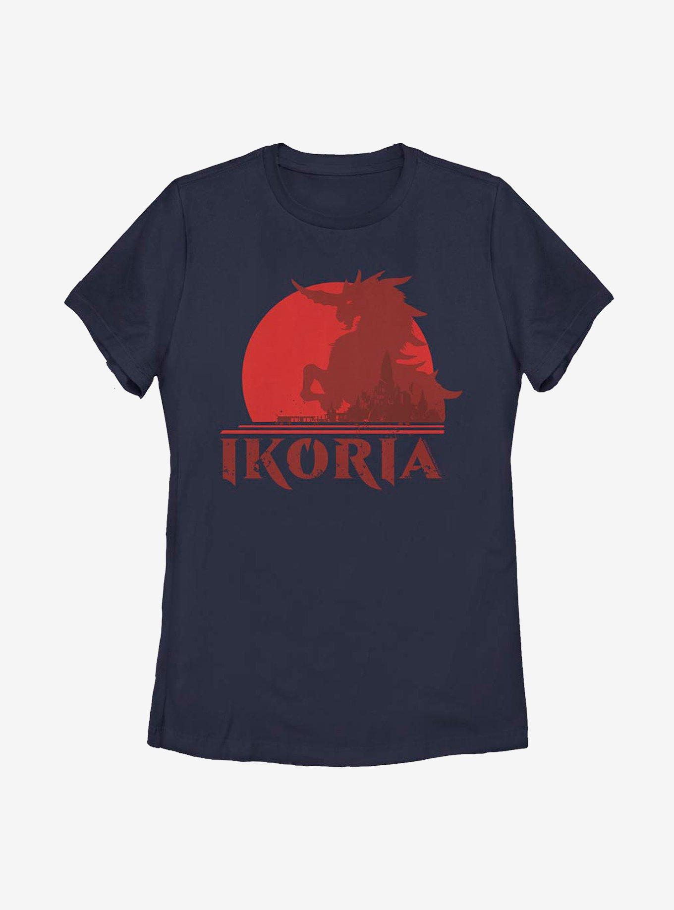Magic: The Gathering Ikoria Destination Womens T-Shirt, NAVY, hi-res
