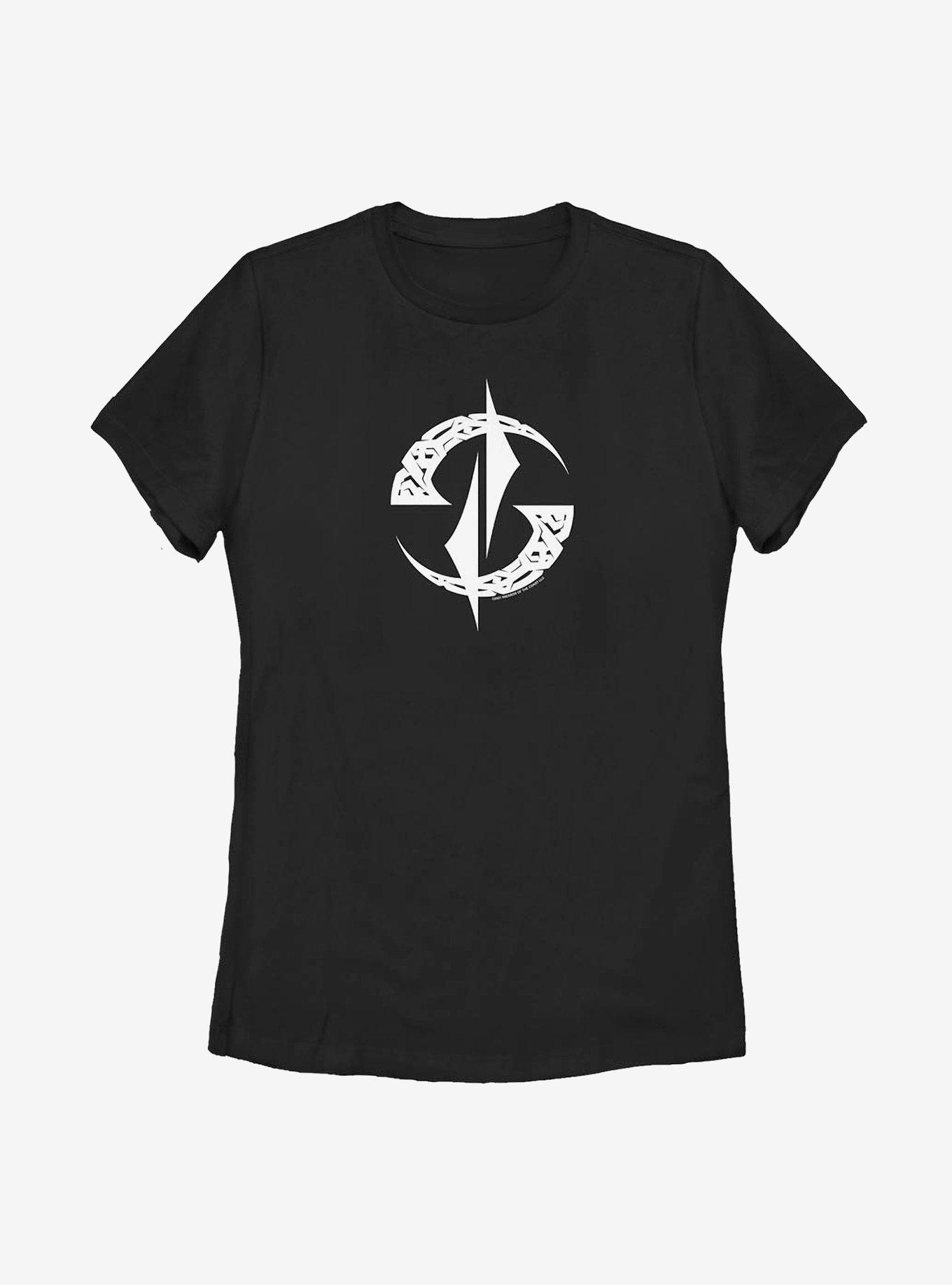 Magic: The Gathering Kaya Knotwork Symbol Womens T-Shirt, BLACK, hi-res