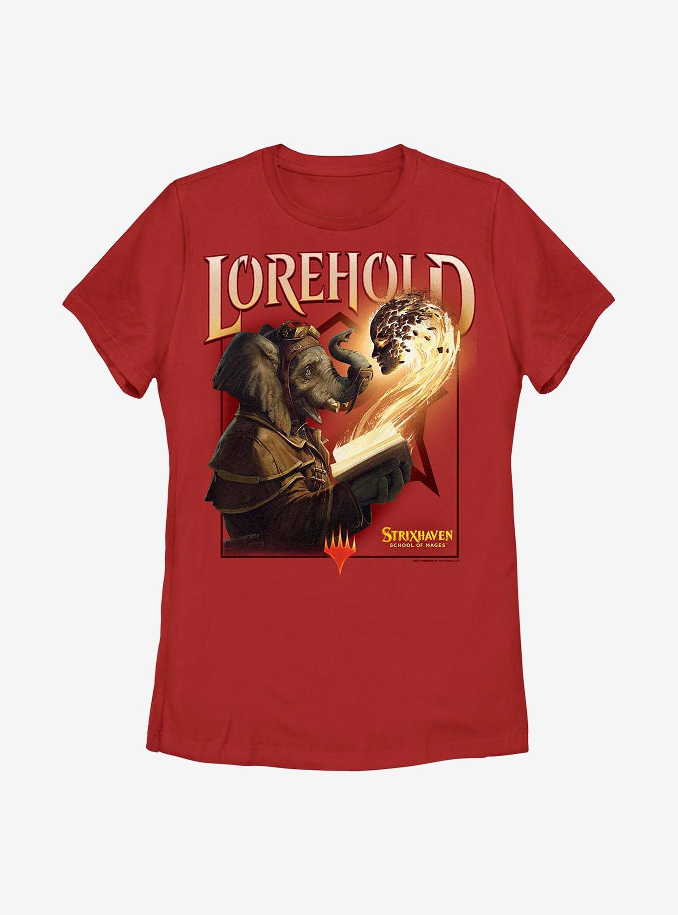 Magic: The Gathering Lorehold Student Womens T-Shirt, RED, hi-res