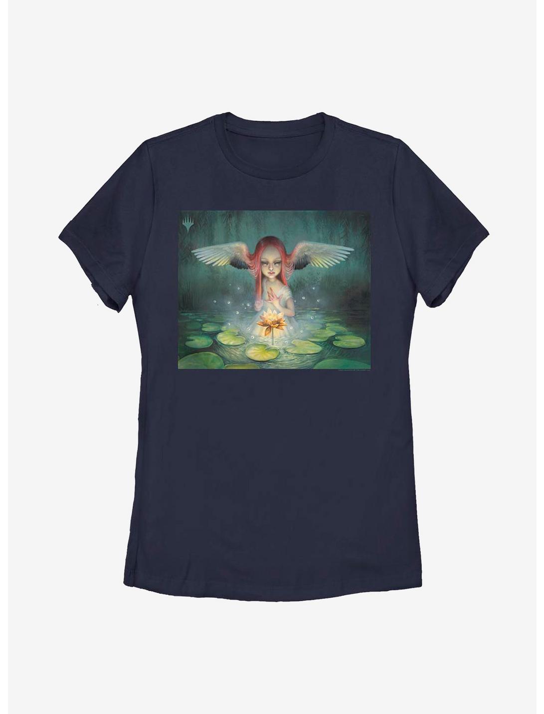 Magic: The Gathering Lotus Angel Womens T-Shirt, NAVY, hi-res