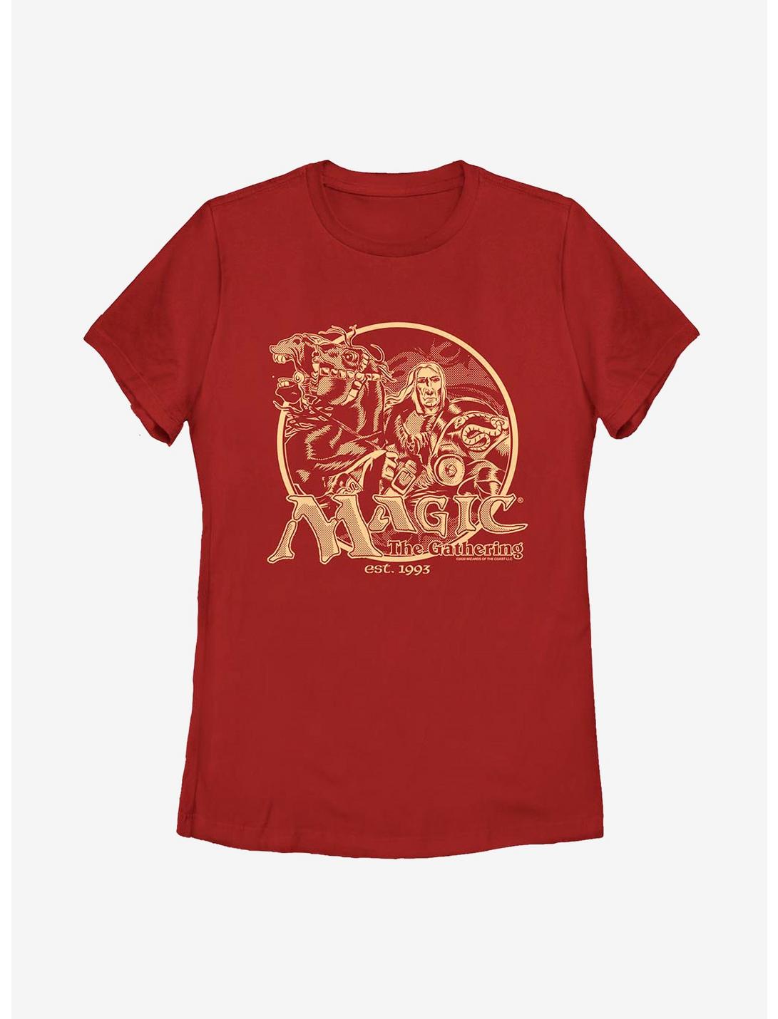 Magic: The Gathering Retro Fifth Womens T-Shirt, RED, hi-res