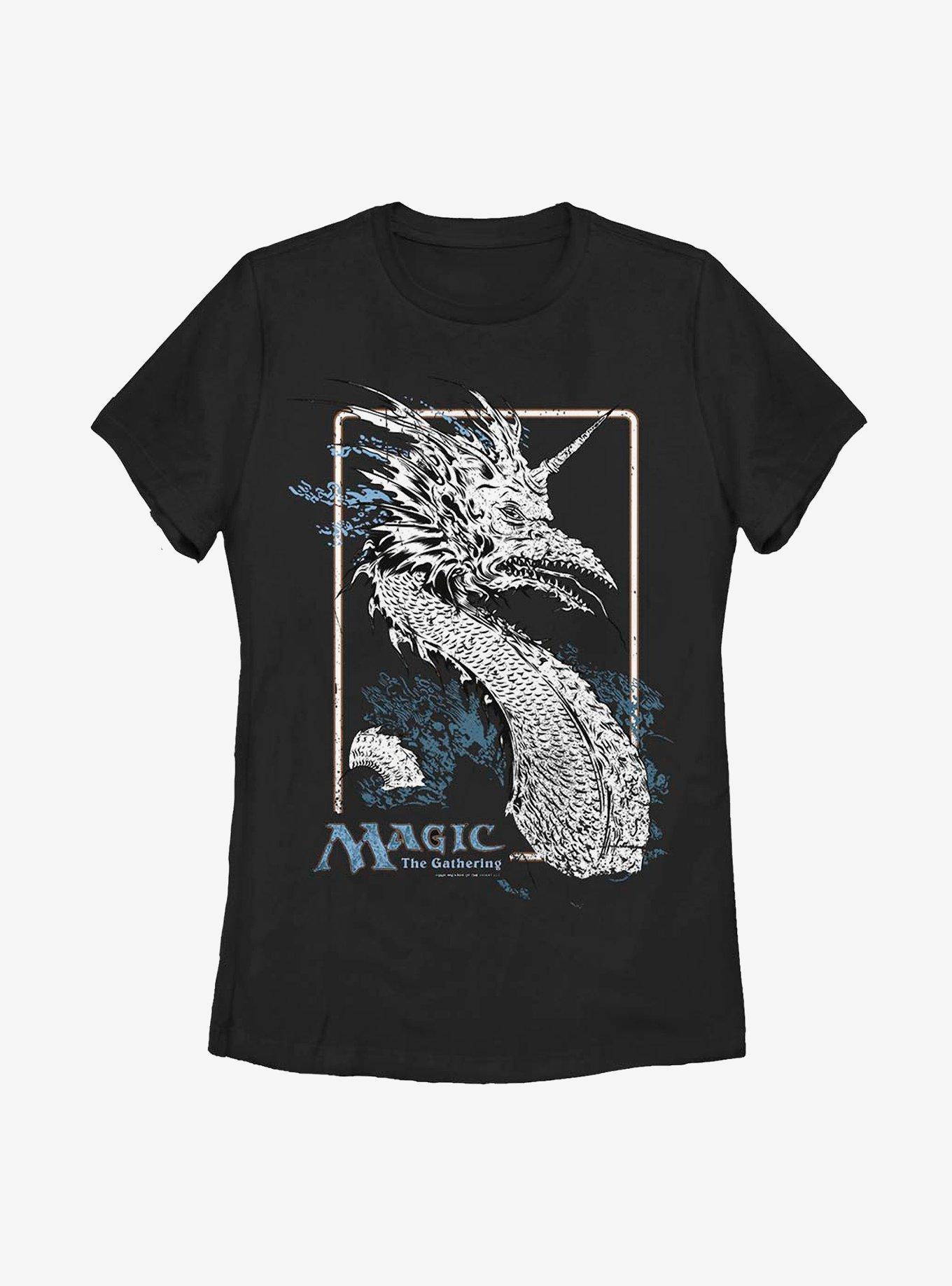 Magic: The Gathering Sea Dragon Womens T-Shirt, BLACK, hi-res