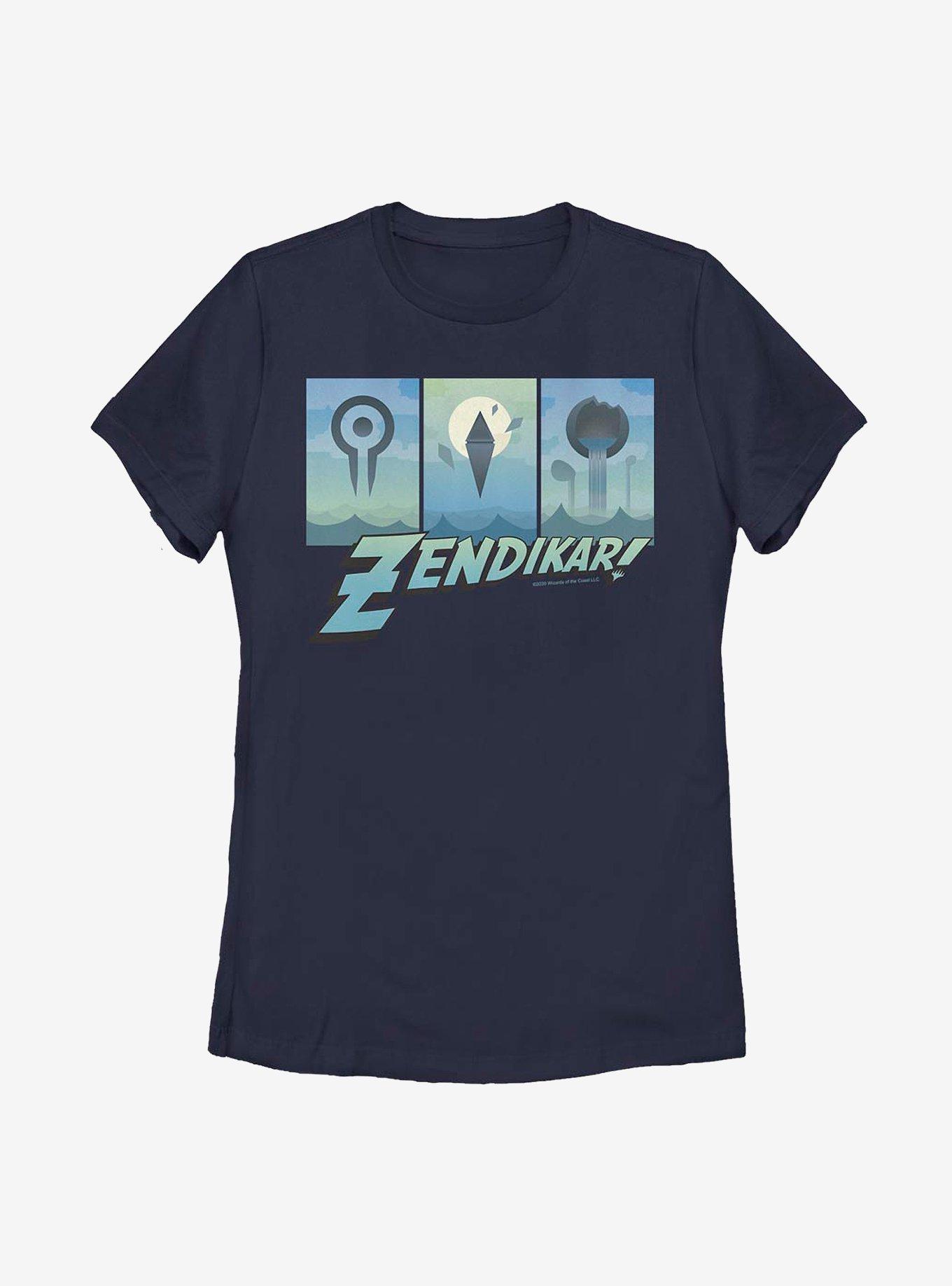 Magic: The Gathering Zendikar Triptych Womens T-Shirt, , hi-res