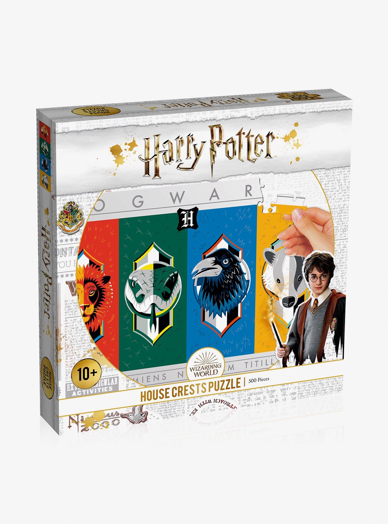 Harry Potter House Crests 500 Piece Puzzle, , hi-res
