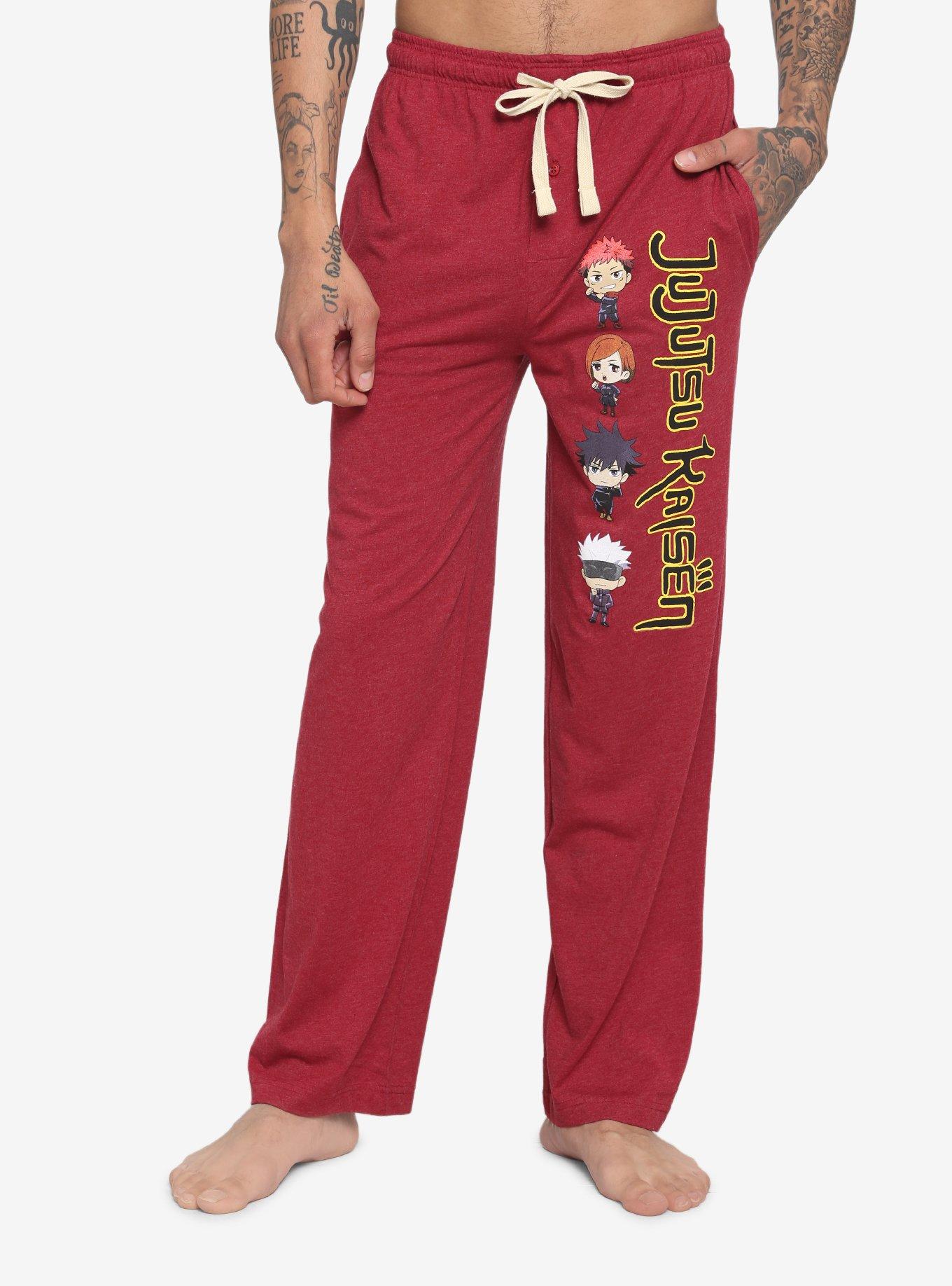 Jujutsu Kaisen Chibi Characters Pajama Pants, MULTI, hi-res