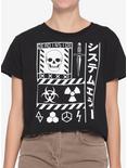 Biohazard Dead Inside Girls Crop T-Shirt, MULTI, hi-res