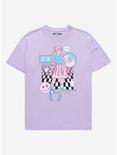 Lavender Music Boyfriend Fit Girls T-Shirt, MULTI, hi-res