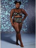 Universal Monsters Heads High-Waisted Swim Bottoms Plus Size, MULTI, hi-res