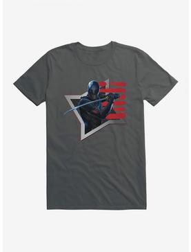 G.I. Joe Snake Eyes Shuriken T-Shirt, CHARCOAL, hi-res