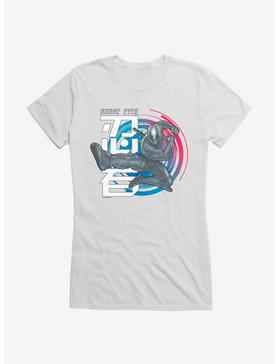 G.I. Joe Snake Eyes Jump Kick Girls T-Shirt, WHITE, hi-res