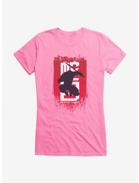 G.I. Joe Snake Eyes Jump Silhouette Girls T-Shirt, CHARITY PINK, hi-res