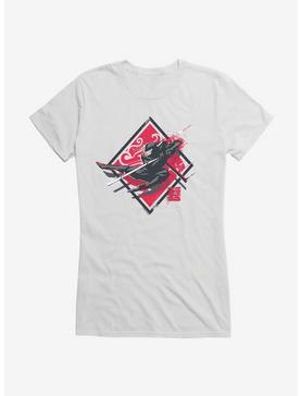 G.I. Joe Snake Eyes Jump Attack Girls T-Shirt, WHITE, hi-res