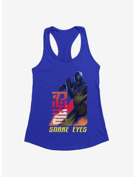 G.I. Joe Snake Eyes Attack Stance Girls Tank, ROYAL BLUE, hi-res