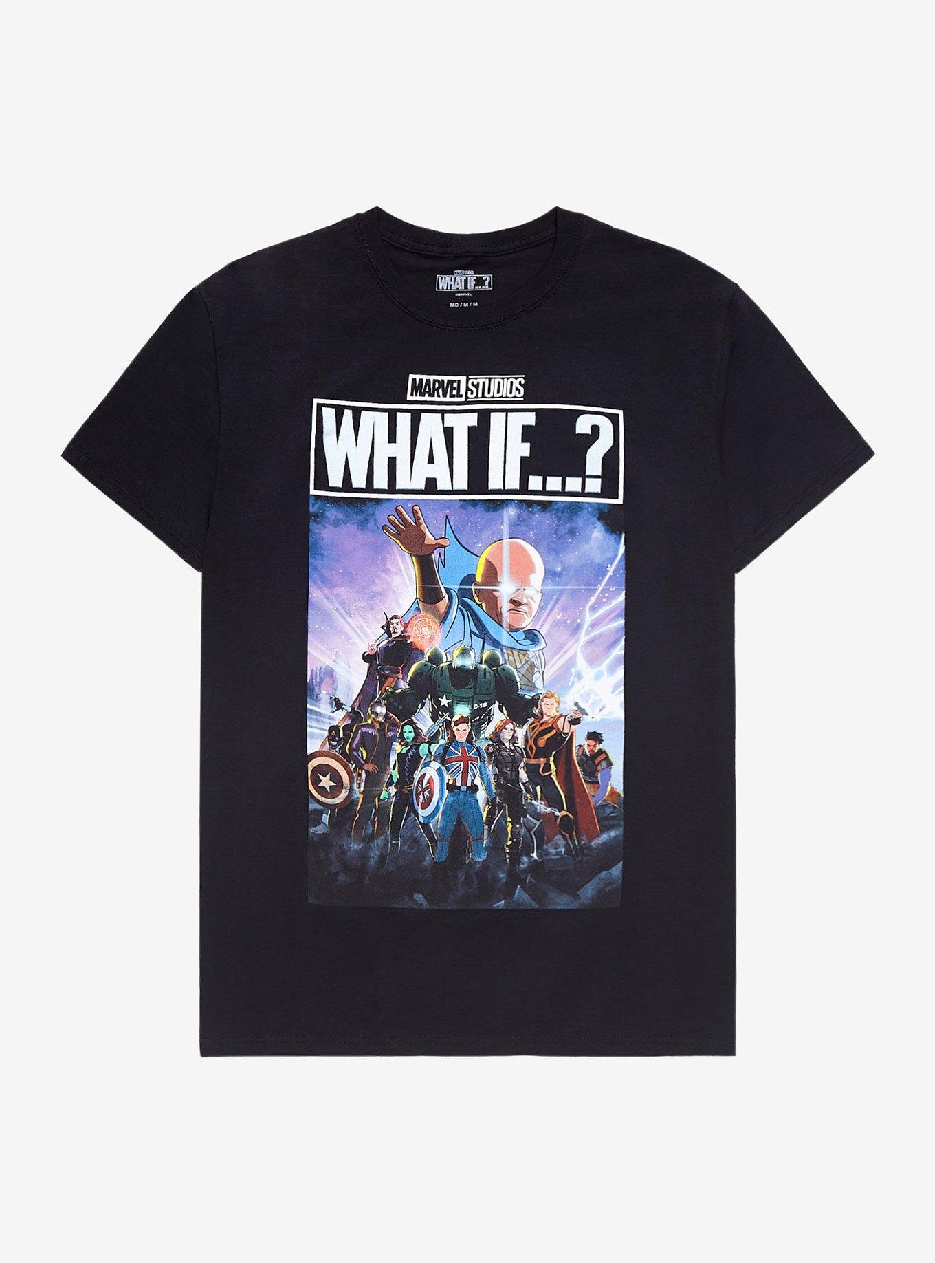 Hot Topic Marvel What If? Supreme Text Stack Tank Top