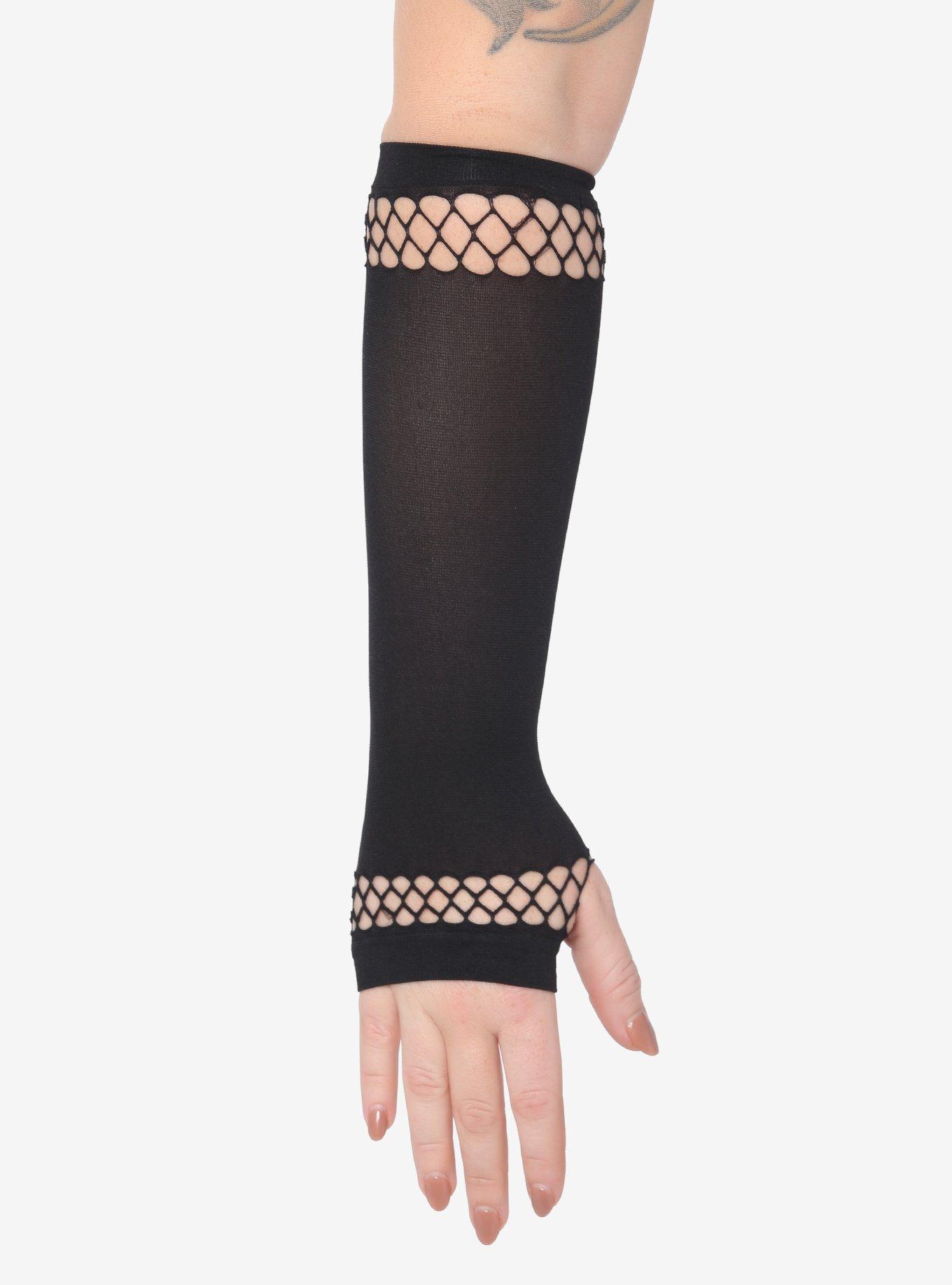 Fishnet Arm Warmers Plus Size