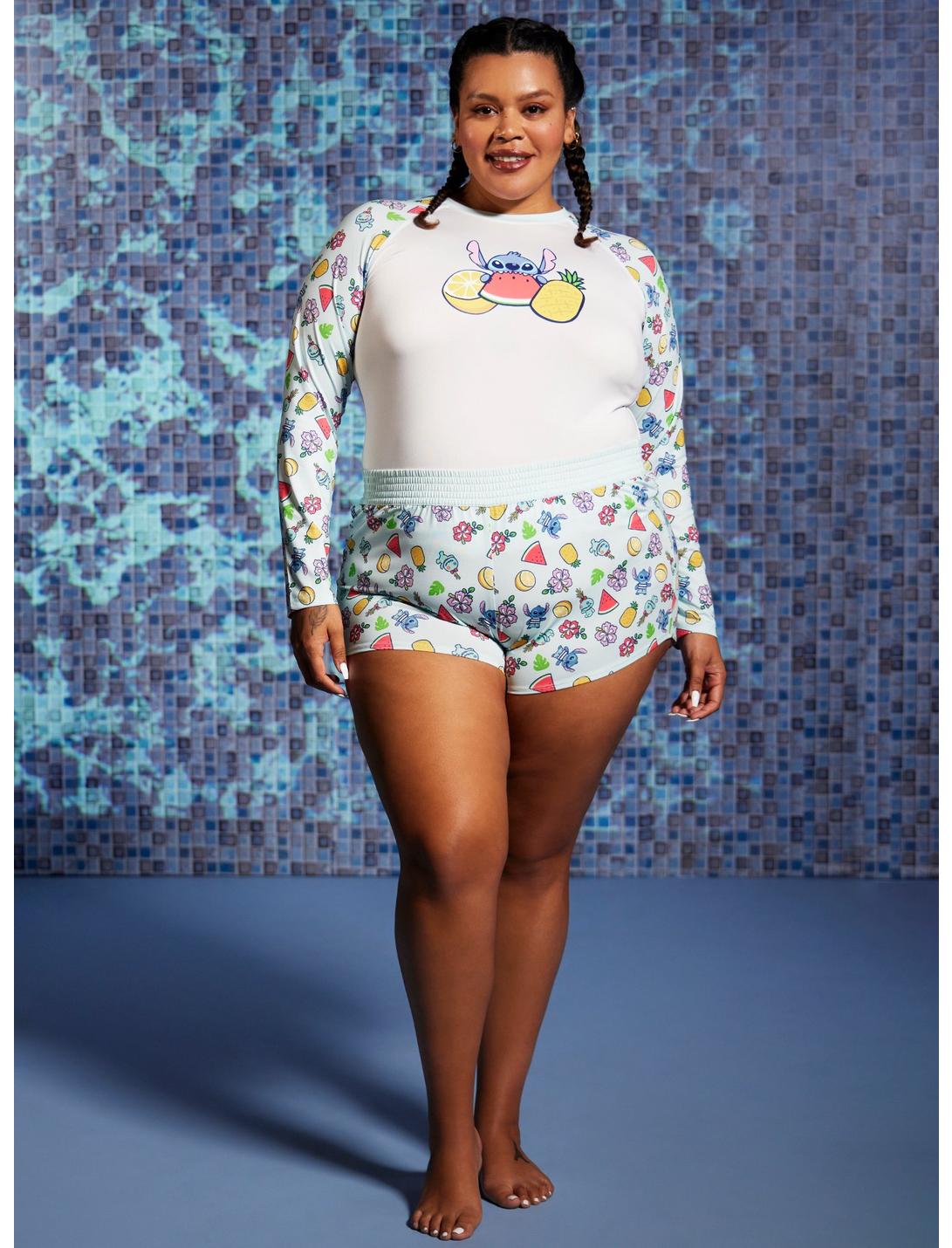 Disney Lilo & Stitch Fruit Girls Boardshorts Plus Size, MULTI, hi-res