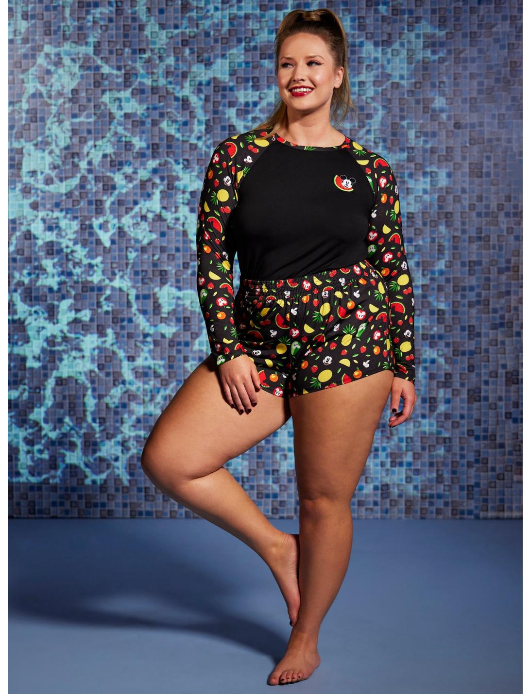 Disney Mickey Mouse Fruit Girls Boardshorts Plus Size, MULTI, hi-res