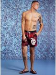 Friday The 13th Red Wash Mask Swim Trunks, MULTI, hi-res
