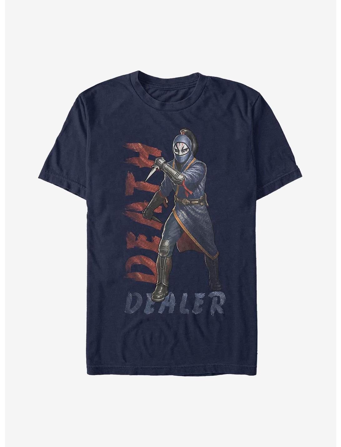 Marvel Shang-Chi And The Legend Of The Ten Rings Dealt Death T-Shirt, NAVY, hi-res