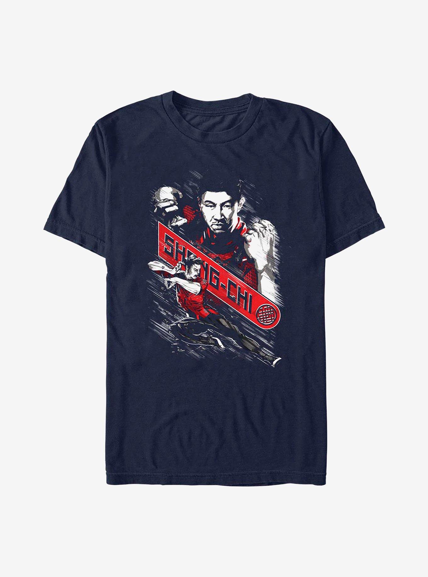 Marvel Shang-Chi And The Legend Of The Ten Rings Fists Of Marvel T-Shirt, NAVY, hi-res