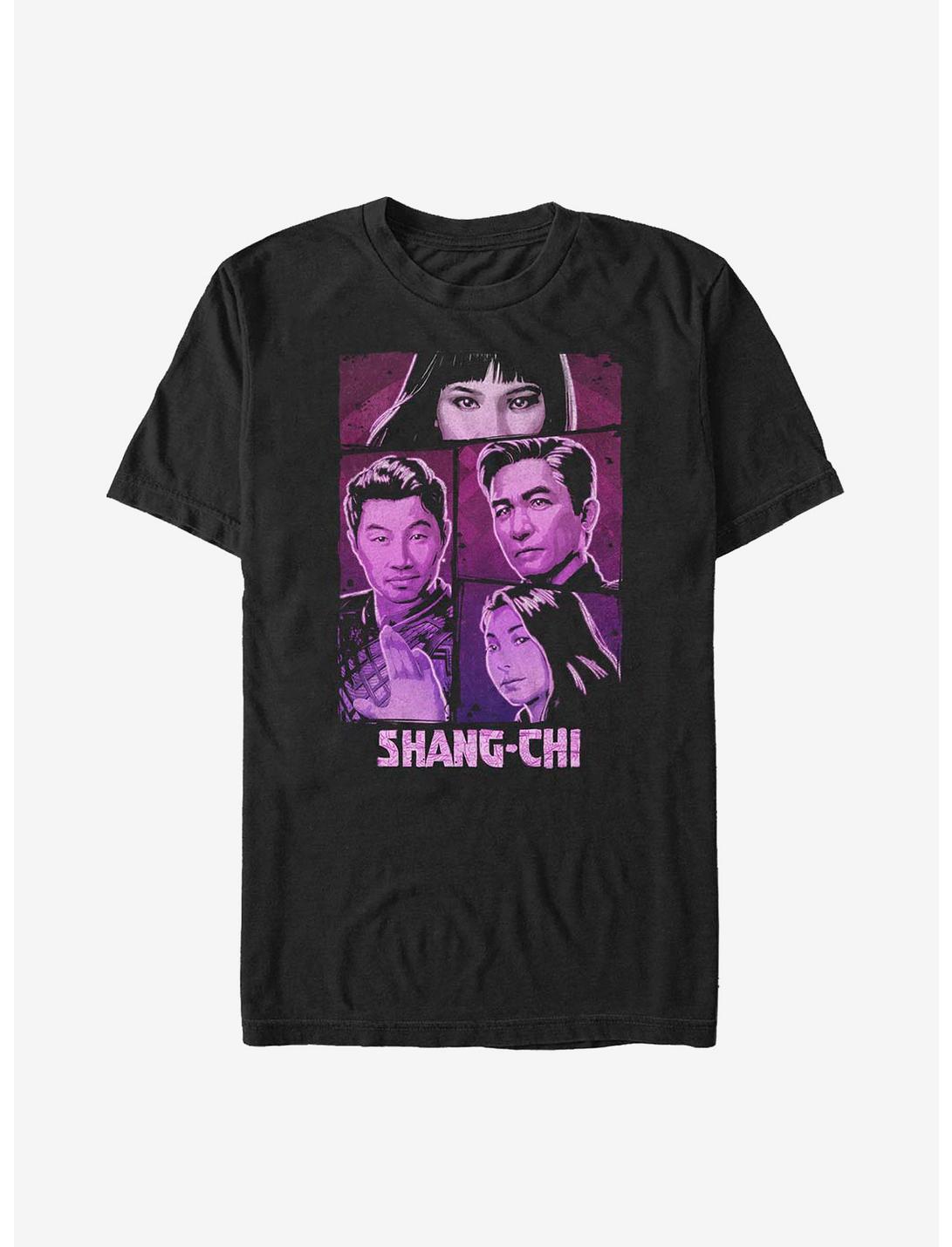Marvel Shang-Chi And The Legend Of The Ten Rings Neon Panel T-Shirt, BLACK, hi-res