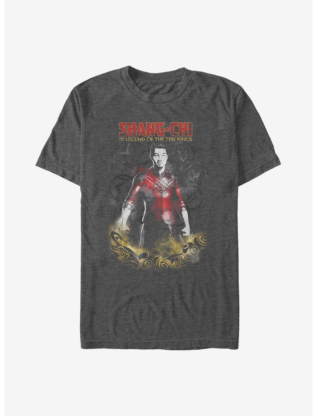 Marvel Shang-Chi And The Legend Of The Ten Rings Wash On T-Shirt, CHAR HTR, hi-res