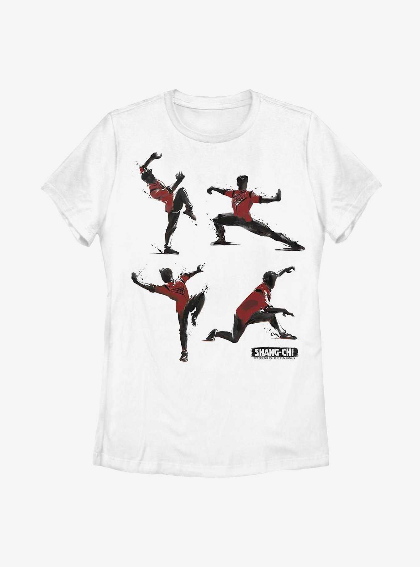 Marvel Shang-Chi And The Legend Of The Ten Rings Kung Fu Poses Womens T-Shirt, , hi-res