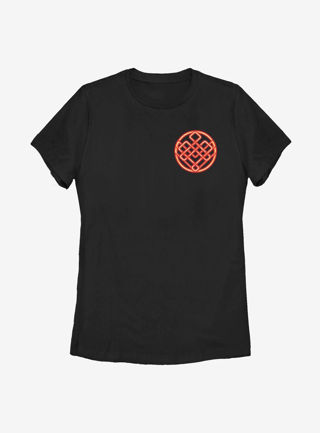 Marvel Shang-Chi And The Legend Of The Ten Rings Neon Symbol Womens T-Shirt, , hi-res