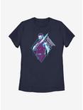 Marvel Shang-Chi And The Legend Of The Ten Rings Razorfist Badge Womens T-Shirt, NAVY, hi-res