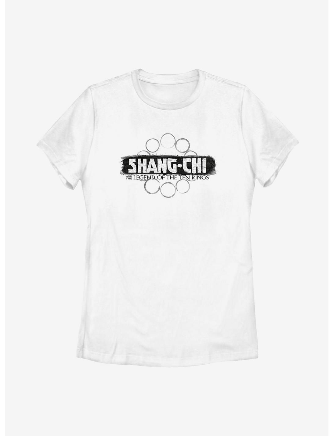 Marvel Shang-Chi And The Legend Of The Ten Rings Shang-Chi Logo Womens T-Shirt, WHITE, hi-res