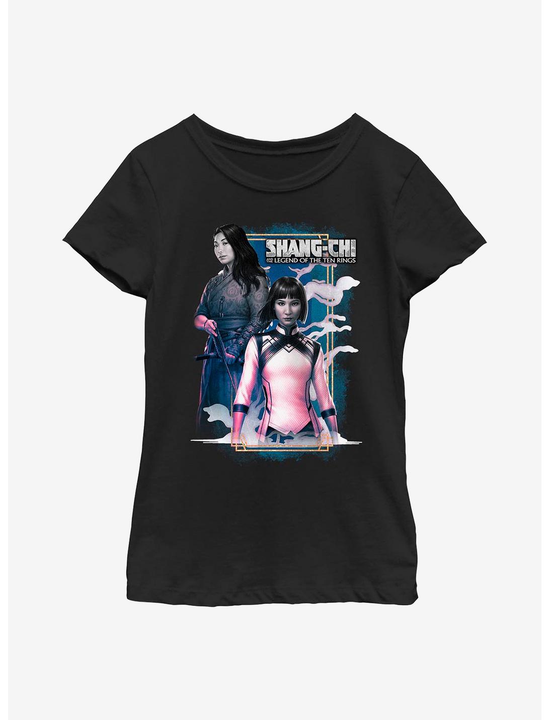 Marvel Shang-Chi And The Legend Of The Ten Rings Team Girl Youth Girls T-Shirt, BLACK, hi-res