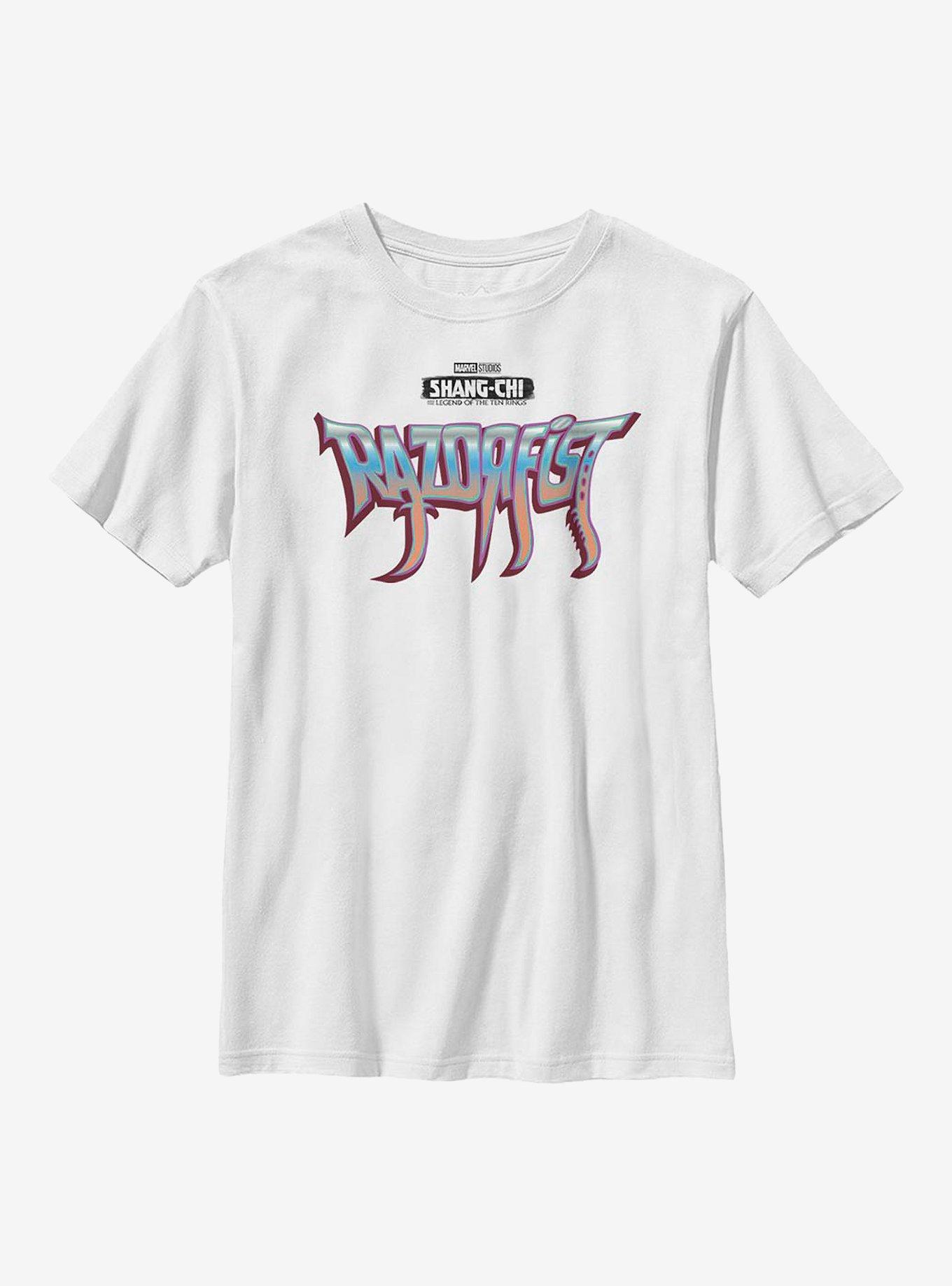 Marvel Shang-Chi And The Legend Of The Ten Rings Razorfist Logo Youth T-Shirt, , hi-res