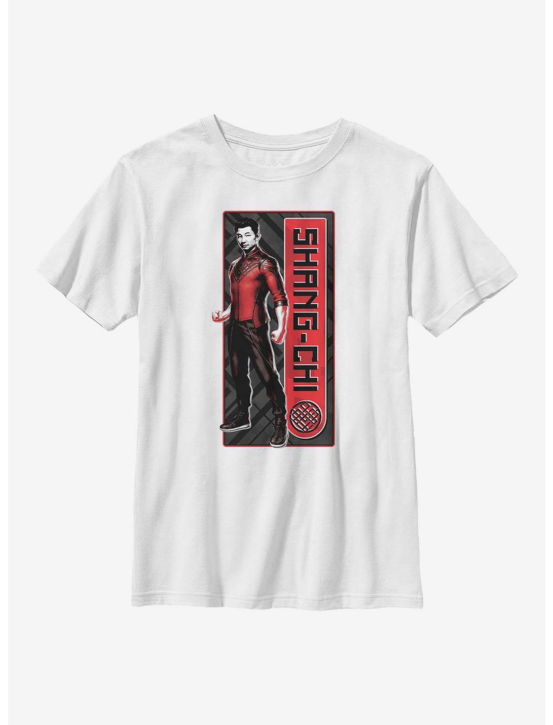Marvel Shang-Chi And The Legend Of The Ten Rings Shang Panel Youth T-Shirt, WHITE, hi-res
