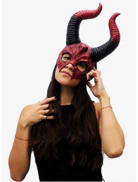 Devil Mythical Horned Skull Mask, , hi-res
