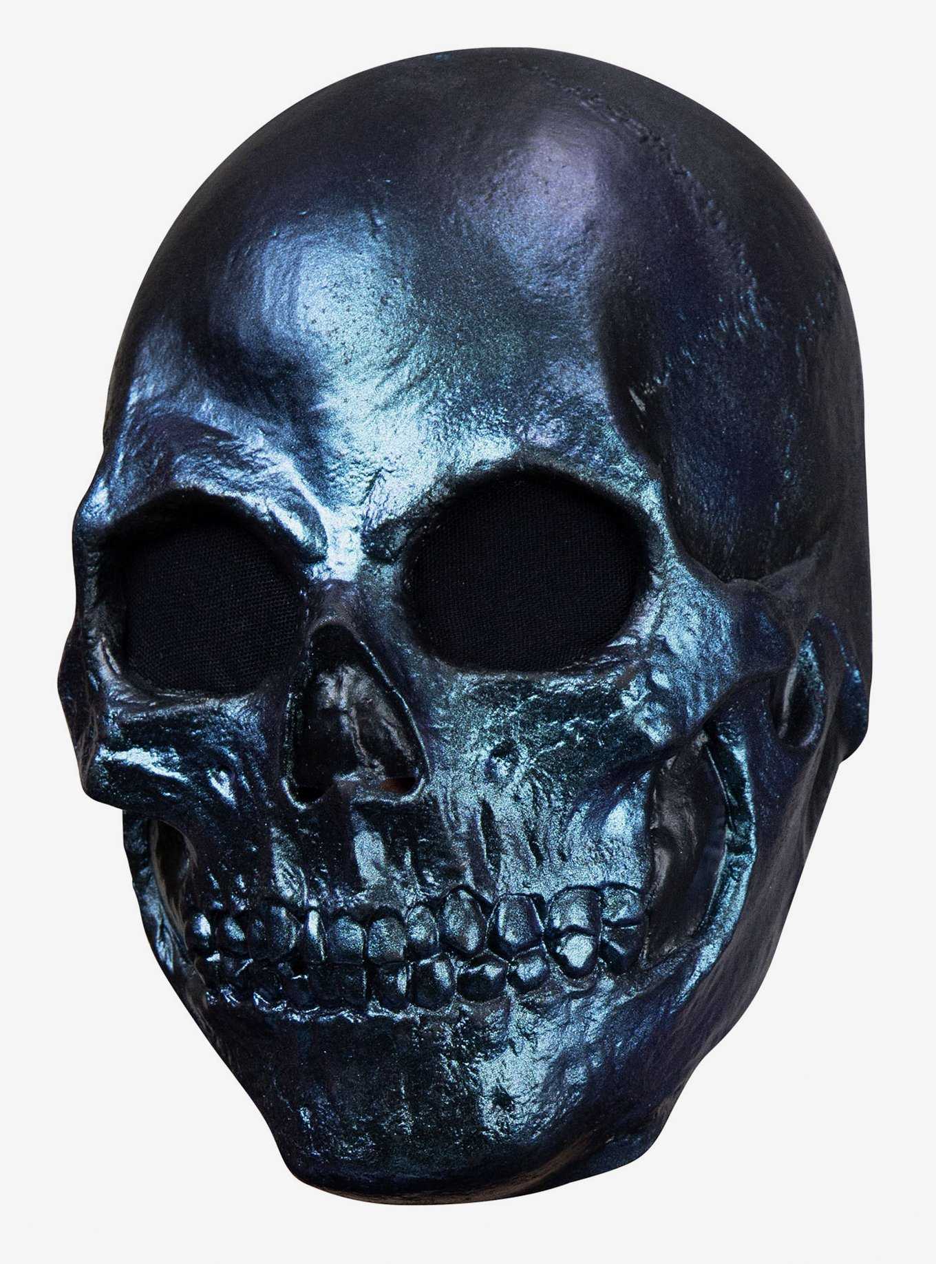 Skull Metalic Blue Mask, , hi-res