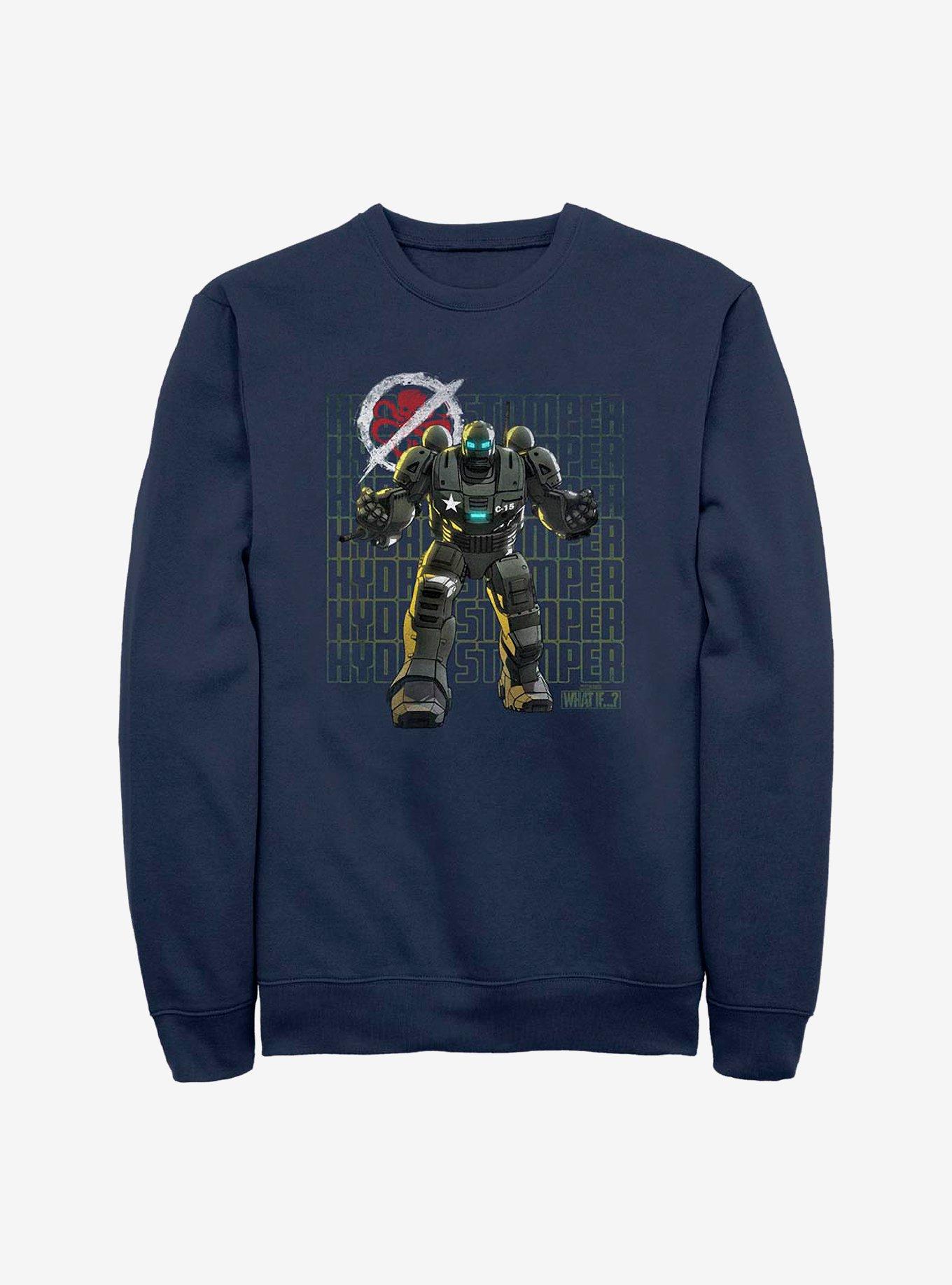 Marvel What If...? Rogers Stomper Sweatshirt, NAVY, hi-res