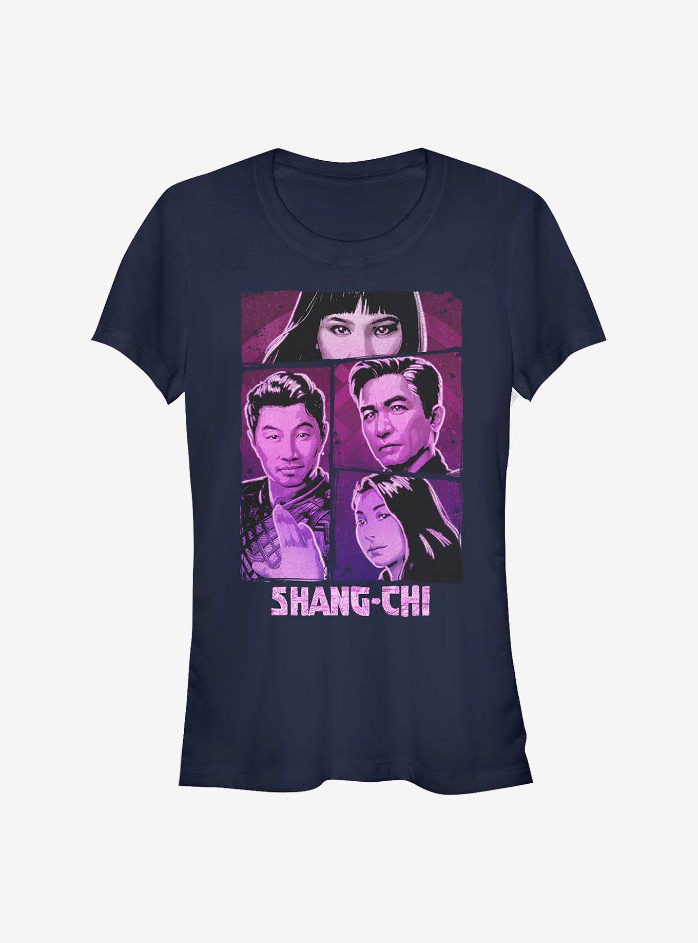 Marvel Shang-Chi And The Legend Of The Ten Rings Family Panel Girls T-Shirt, NAVY, hi-res