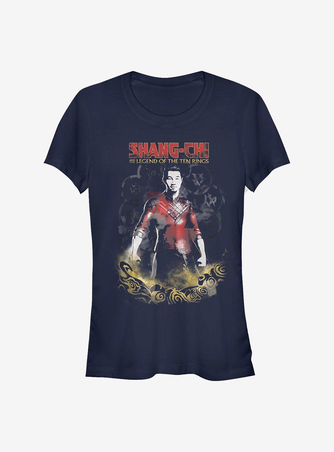 Marvel Shang-Chi And The Legend Of The Ten Rings Fighter Girls T-Shirt, NAVY, hi-res