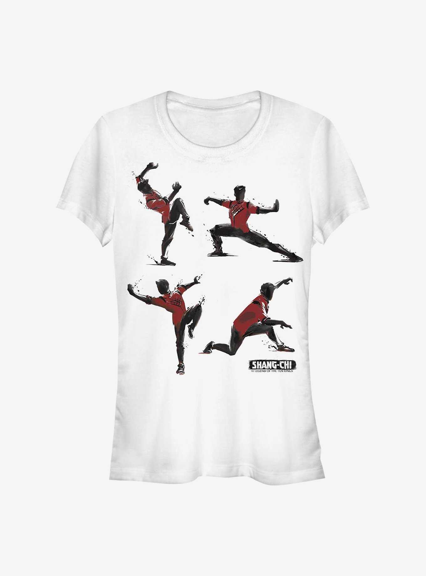 Marvel Shang-Chi And The Legend Of The Ten Rings Kung Fu Poses Girls T-Shirt, , hi-res
