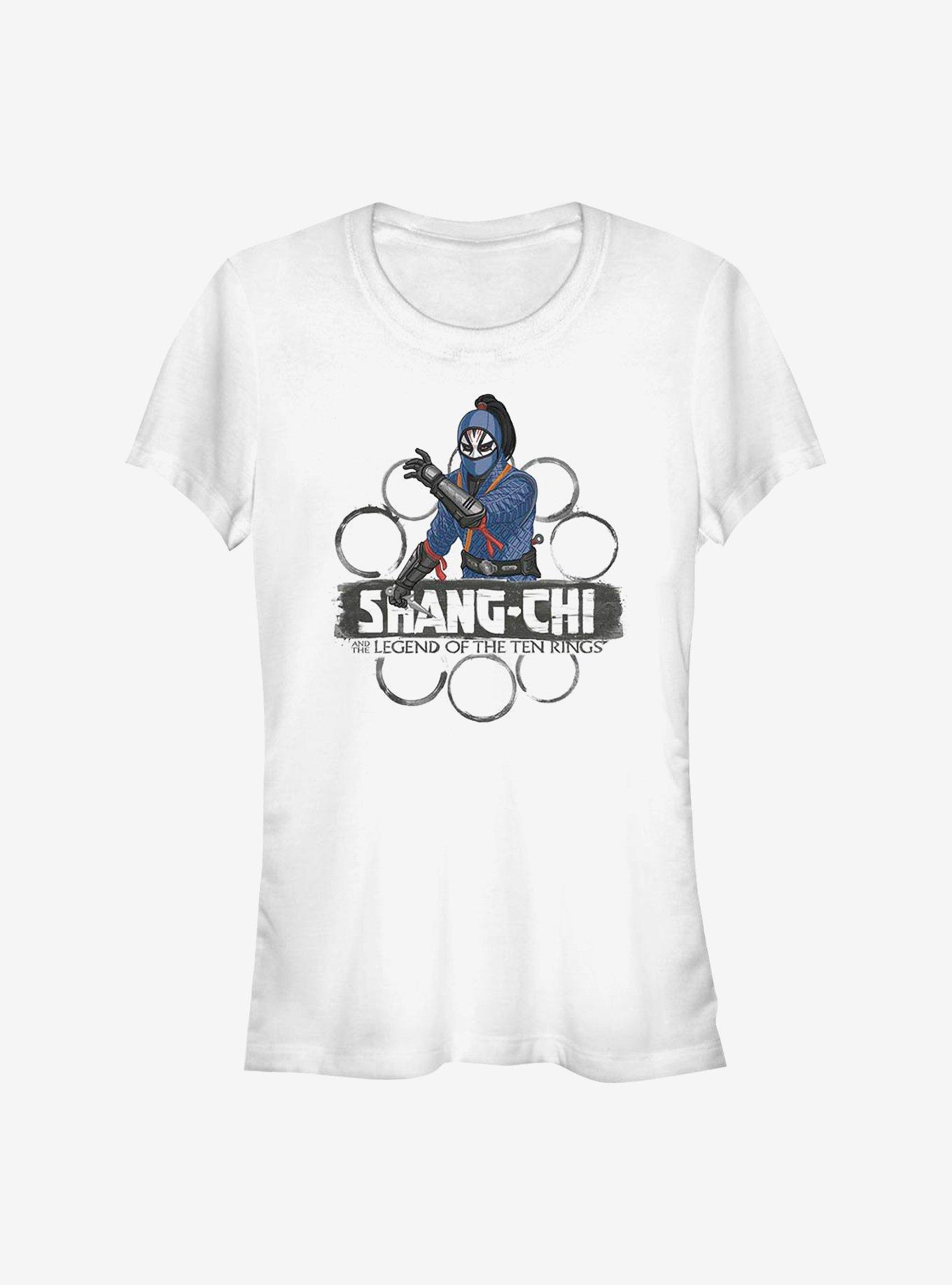 Marvel Shang-Chi And The Legend Of The Ten Rings Rings Of A Dealer Girls T-Shirt, WHITE, hi-res