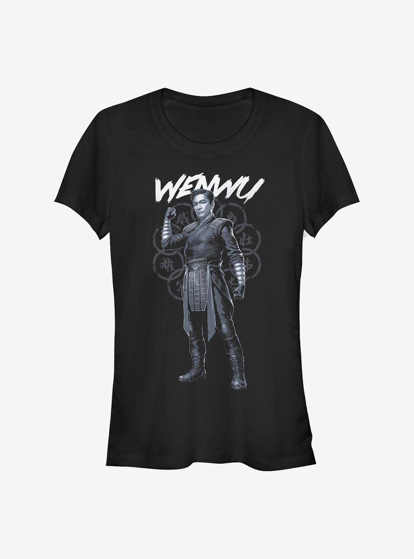 Marvel Shang-Chi And The Legend Of The Ten Rings Wenwu Pose Girls T-Shirt, BLACK, hi-res