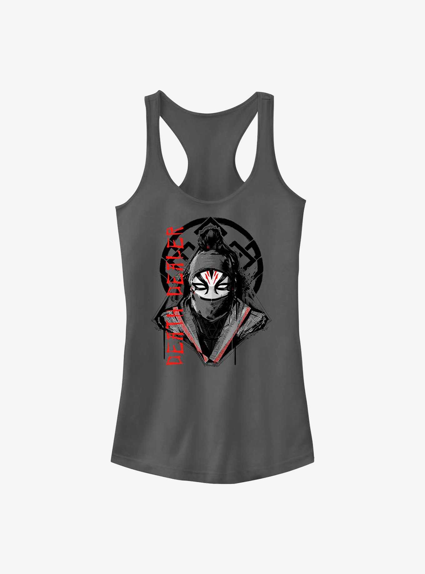 Marvel Shang-Chi And The Legend Of The Ten Rings Death Dealer Girls Tank, CHARCOAL, hi-res