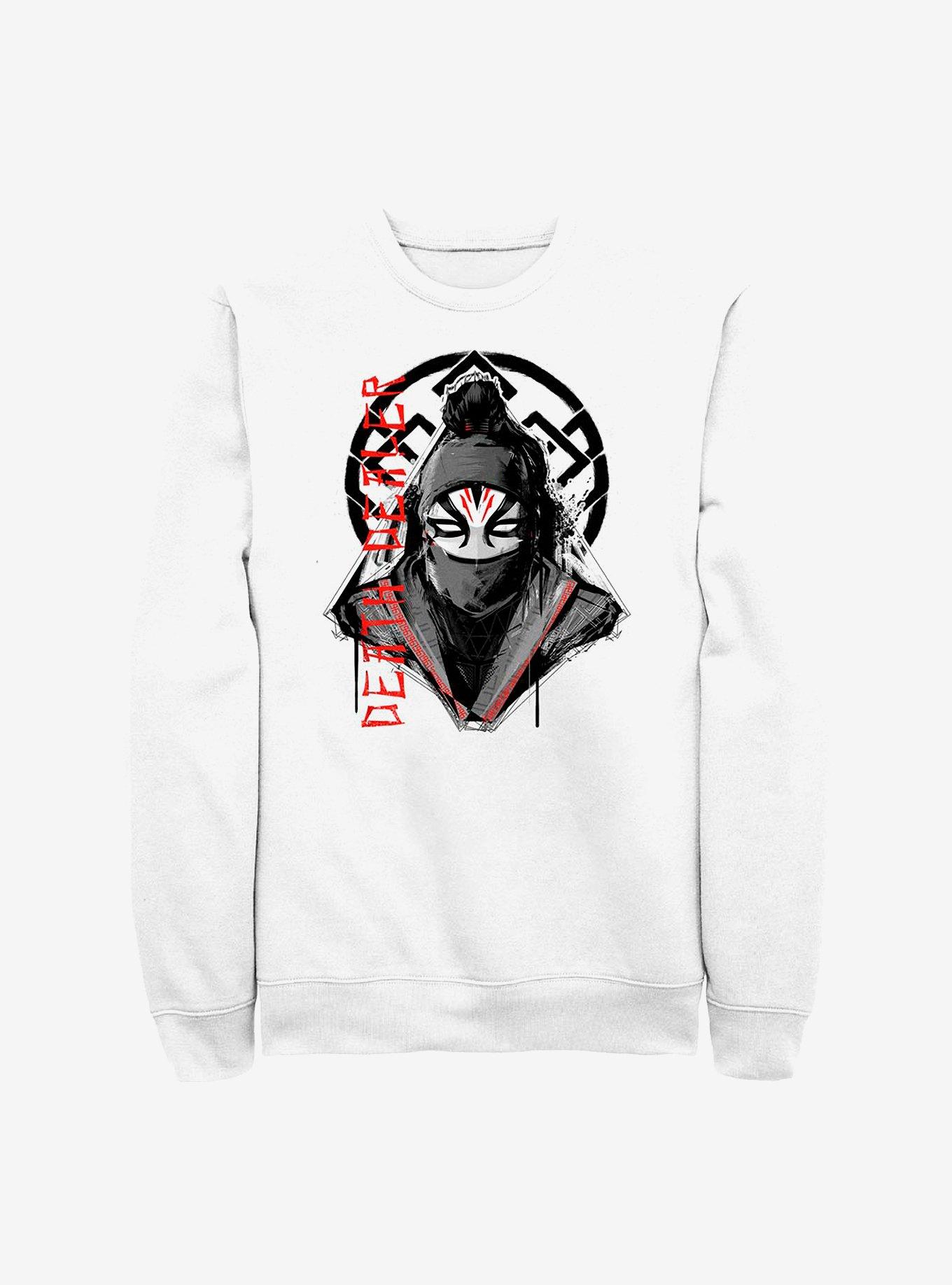 Marvel Shang-Chi And The Legend Of The Ten Rings Death Dealer Crew Sweatshirt, WHITE, hi-res